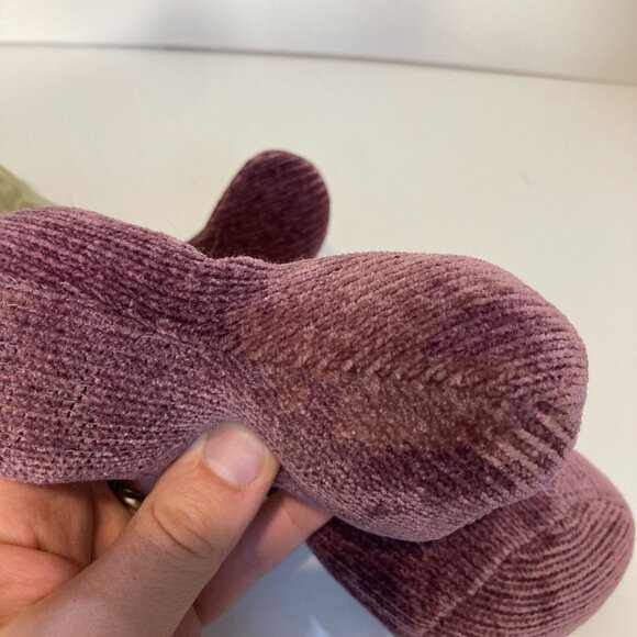 Teddy Bear Purple Chenille Corduroy Bow 16" Pier 1 Imports Stuffed Toy Plush - Picture 9 of 11